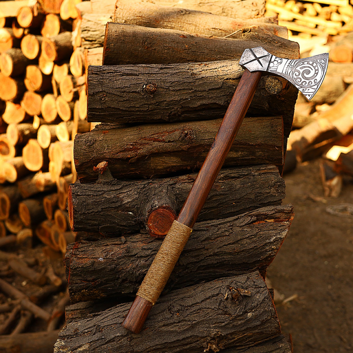 custom Handmade hunting viking axe warrior axe gift for hunter man