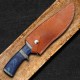 Nooraki - 15″ Damascus Bowie Knife with Sheath | Hand Made Hunting Knife - Fixed Blade Long Bowie Knives - Ideal for Survival,Chopping, Camping, Outdoor Gift for Men |Tactical Knife Wood Handle / HB-1005