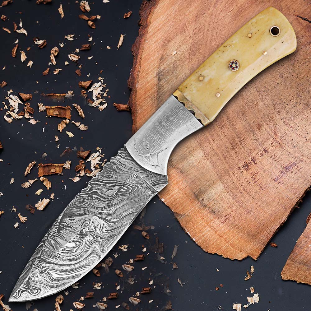 CRISTMAS BOGOHand made skinner knife’s Hande Made superior sharpness and performance HB-1101