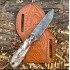 Custom Damascus Steel skinning Knife Rezin Handel Highquality, and performance / HB-1106