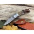 TOP QUALITY FOLDING KNIFE AND  D2  GUARD CROWN HANDEL &ROSE WOOOD  FREE ENGARVING YOUR NAME &YOUR BRAND NAME  HB-9680