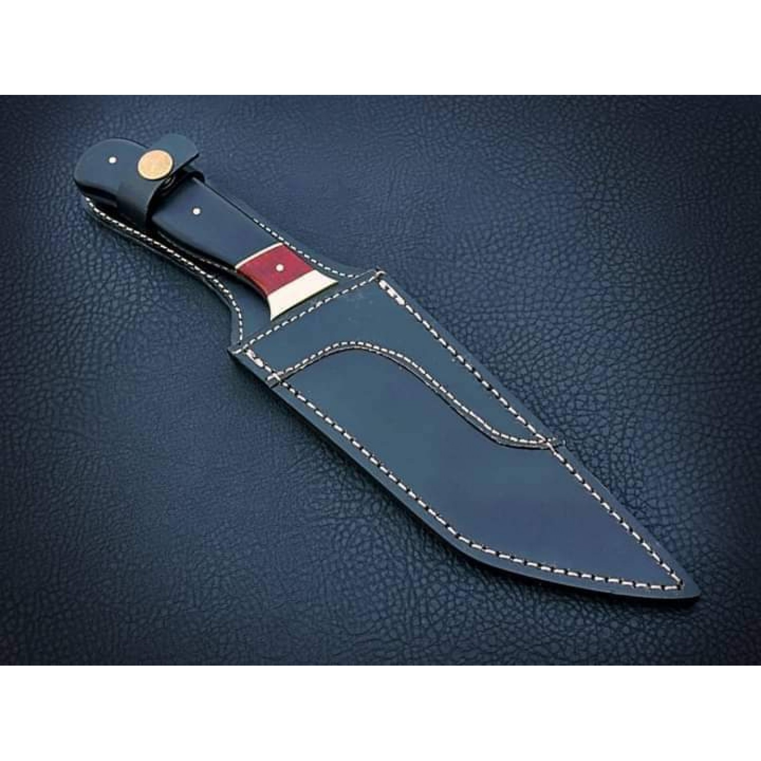 Handmade  perfect Hunting knife j2 Steel Impoted Makalta sheet Bras Guard- HB-8184