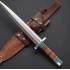 Handmade  perfect Hunting knife j2 Steel Leather Handel  j2 Bras Guard  HB-7275