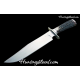  Beautiful Handmade j2 Steel Hunting Bowie Knife with CROWN Stag Handle  & Brass guard -HB1303