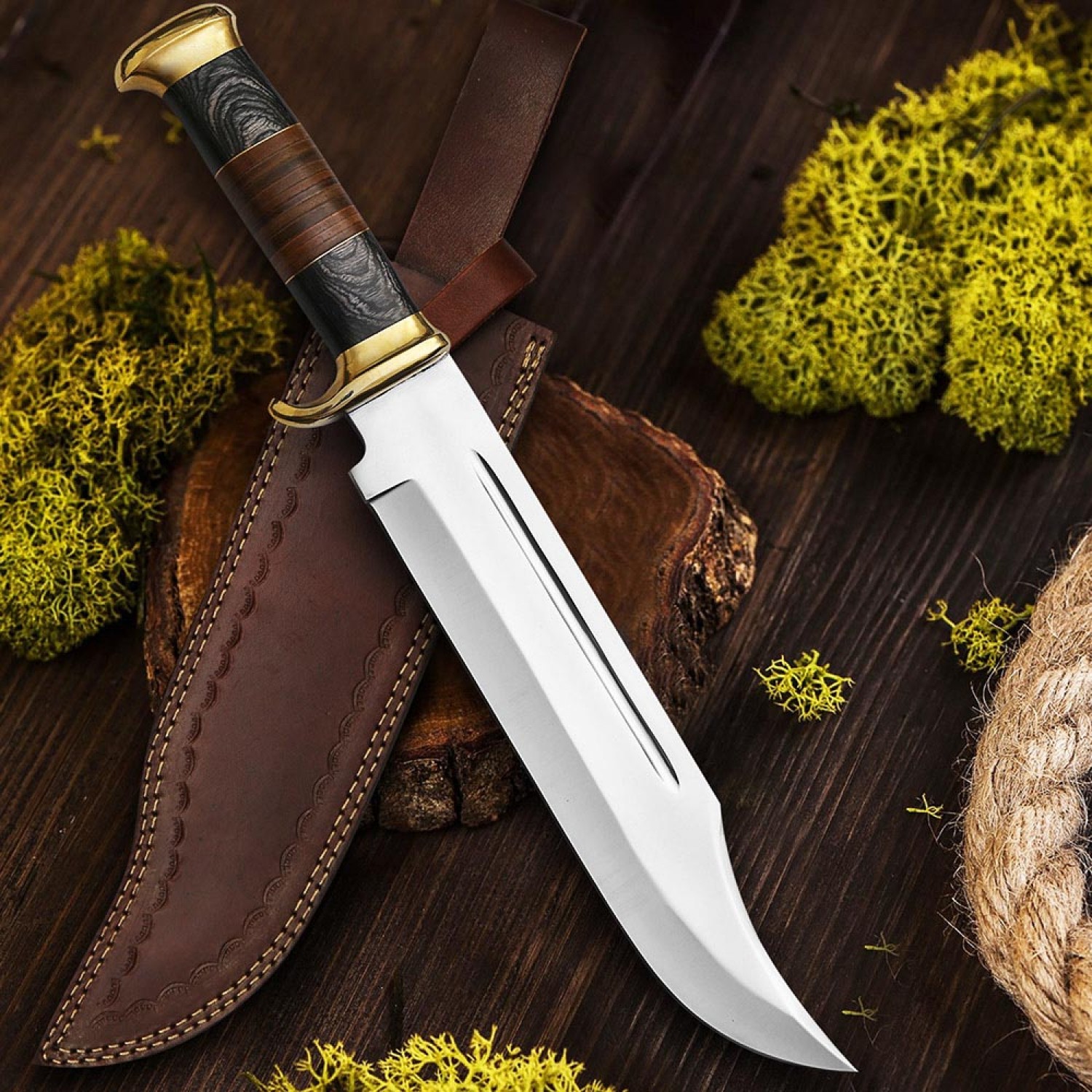 Handmade  perfect Hunting Knife steel less Steell / HB-1003