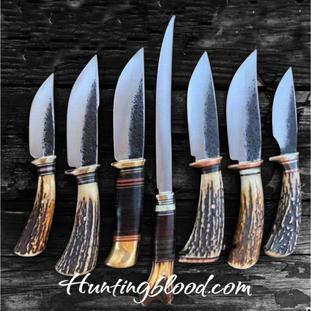 CUSTOM SKINNER KNIFE AND SKINNING KNIFE 7 PICES BEST SATG DEAL … / HB-1302