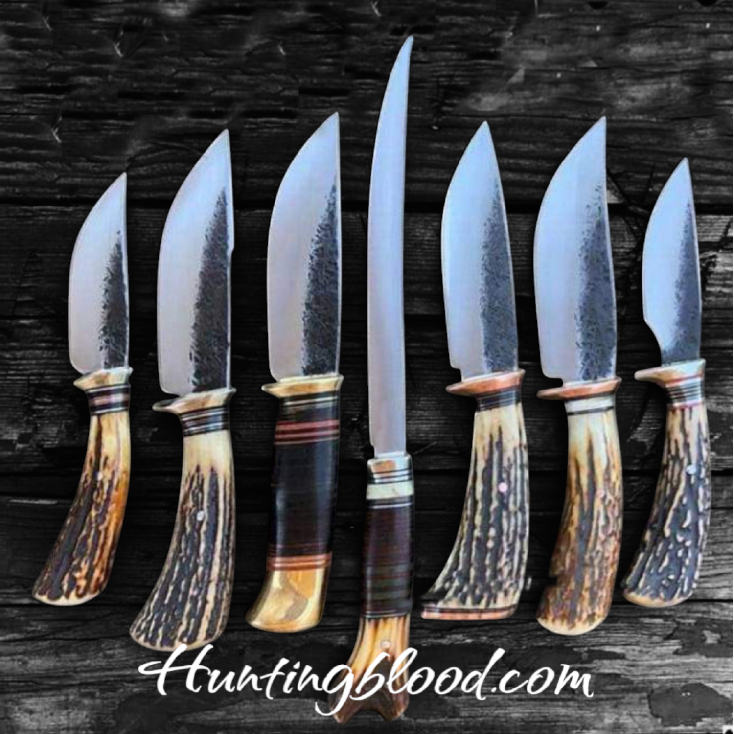 CUSTOM SKINNER KNIFE AND SKINNING KNIFE 7 PICES BEST SATG DEAL … / HB-1302