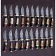 CUSTOM HANDE MADE SATG HANDEL HUNTING KNIFE  DAMSCUS BALDE  BEST DEAL EVER IN GOOGEL HISTORY -HB2025